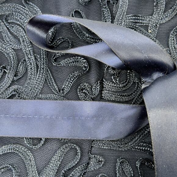 Alex Evenings Stretch Tulle Off The Shoulder Floral Embroidered Top Size XLP - Picture 7 of 11